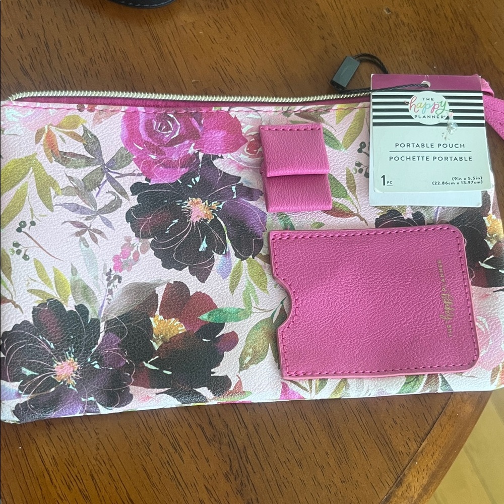 The Happy Planner Pink and Purple Floral Tablet Case